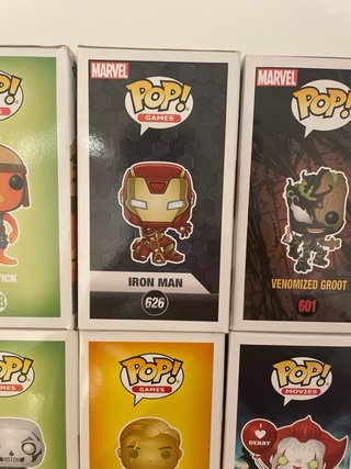 Lote 8 Funko Pop Marvel, Fortnite, NBA, IT