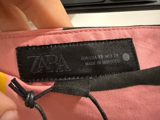 Pack/Conjunto Zara: Top encaje negro (S) + Falda