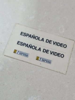 Scalextric adhesivos Española de Video