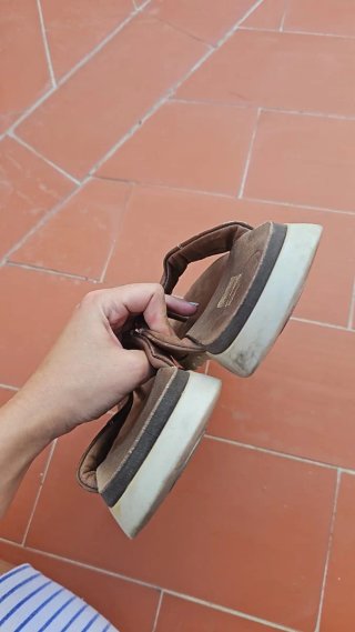 Chanclas Marrones Hombre