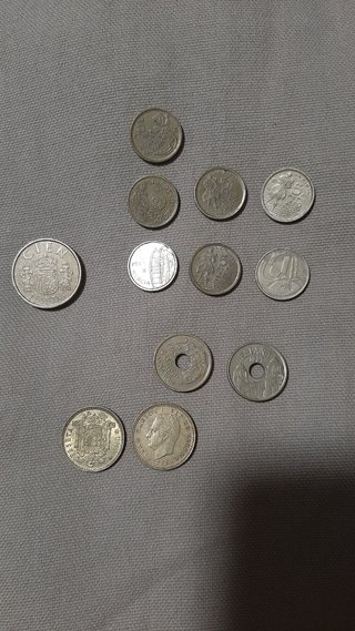 Lote de monedas antiguas