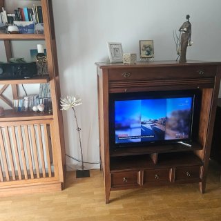 Mueble TV madera marrón