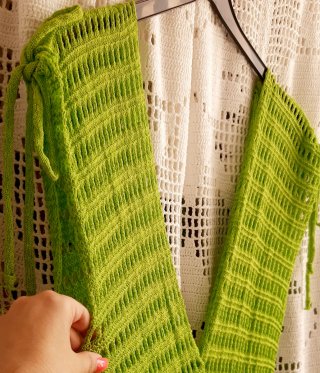 Macacão Crochê Verde O&S Moda Europa T.U.