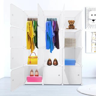 Armario Vestidor Blanco Cube 12 Cubos/Puerta NUEVO