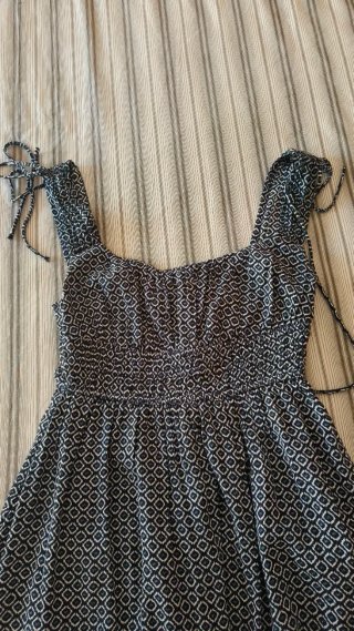 Vestido estampado Stradivarius