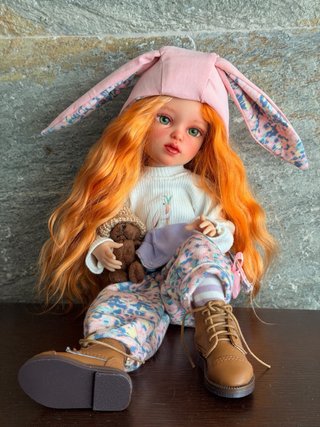 Paola Reina OOAK corpo articulado cabelo mohair