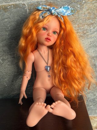 Paola Reina OOAK corpo articulado cabelo mohair