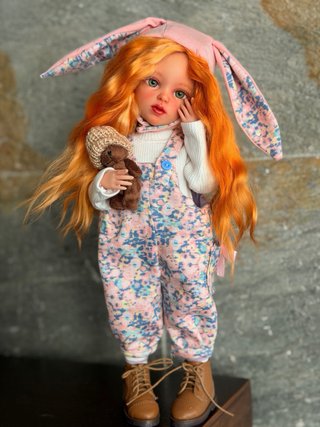 Paola Reina OOAK corpo articulado cabelo mohair