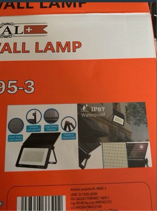 Faro Solare 3000W ROYALPLUS con Telecomando