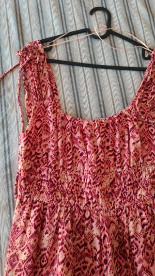 Vestido estampado Stradivarius