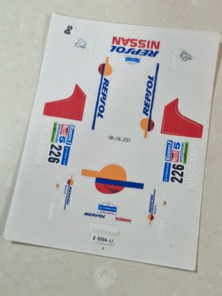 Scalextric adhesivos Nissan patrol Repsol