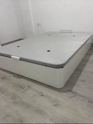 Canapés abatible madera con colchónes