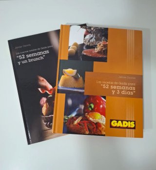 Lote 2 libros de recetas Gadis, Javier Ozores