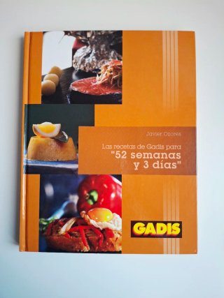 Lote 2 libros de recetas Gadis, Javier Ozores