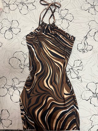 Vestido Shein estampado