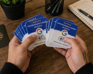 Placa NFC per recensioni Google