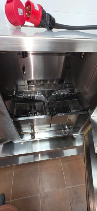 Freidora profesional doble sin humos AUTOFRY