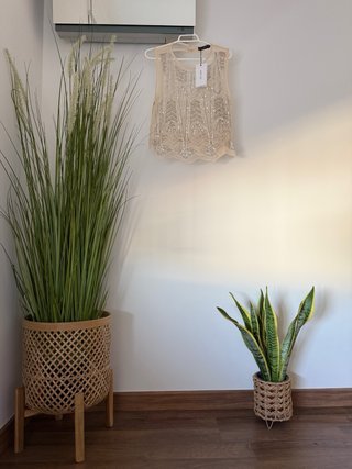 Top fiesta pedrería / lentejuelas Bershka Talla Xs