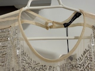 Top fiesta pedrería / lentejuelas Bershka Talla Xs