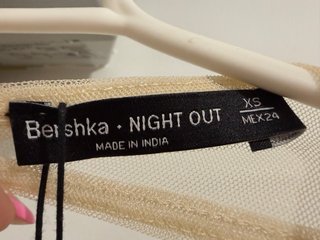 Top fiesta pedrería / lentejuelas Bershka Talla Xs