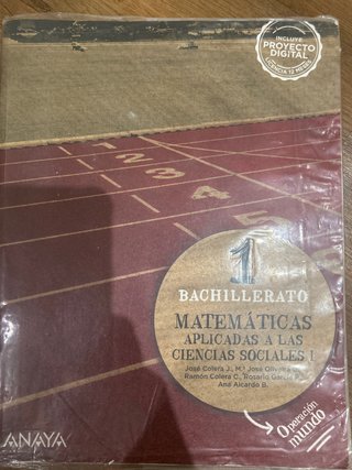 Matemáticas aplicadas a las Ciencias Sociales I...