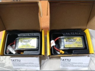 2 Batterie R-Line 650mAh 3S 11.1V