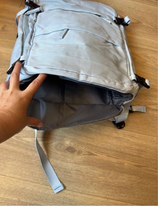 Mochila de viaje azul
