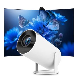 Mini proyector LED blanco y negro