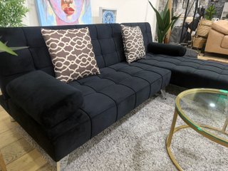 Sofá Cama Chaise Longue en terciopelo