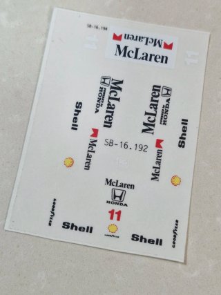Scalextric adhesivos  McLaren Honda