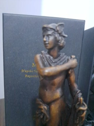 Figura Bronce Dios Mercurio Hermes
