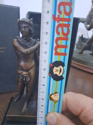 Figura Bronce Dios Mercurio Hermes