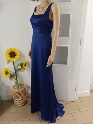 Vestido largo fiesta azul