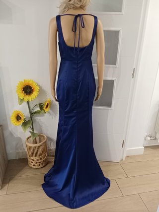Vestido largo fiesta azul