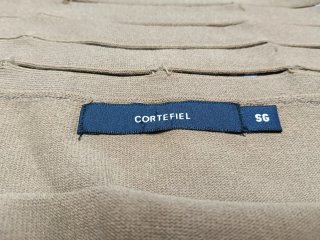 Blusa Cortefiel Camel Escote Barco Talla XL