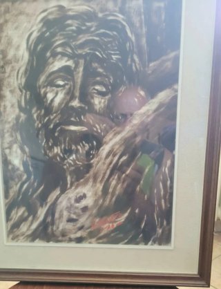 Ritratto maschile barbuto – Dipinto figurativo