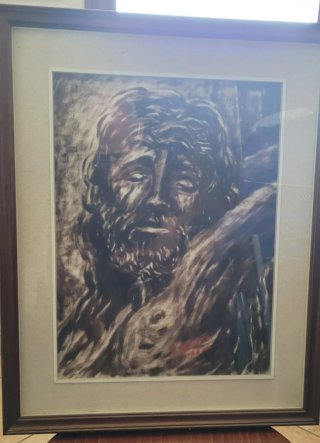 Ritratto maschile barbuto – Dipinto figurativo