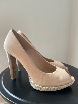 Tacones Hispanitas Talla 39 Beige