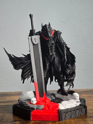 Estátua Guts Berserker Armor Custom Diorama