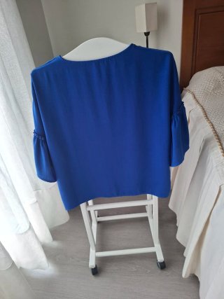 Blusa azul talla M + Regalo