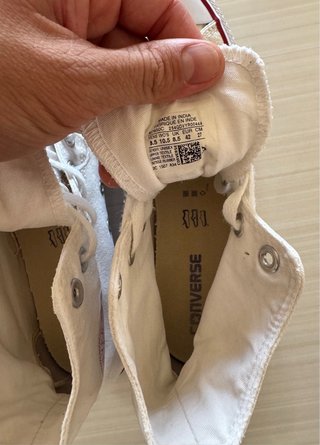 Converse Blancas Altas