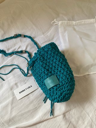 Bolso Bimba y Lola cubo teal