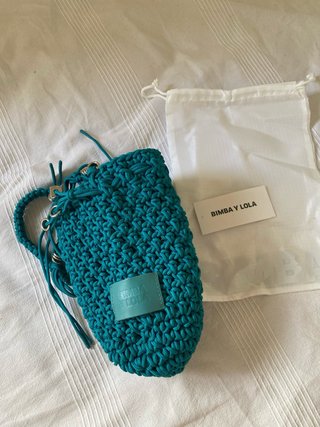 Bolso Bimba y Lola cubo teal