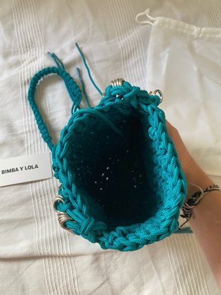 Bolso Bimba y Lola cubo teal