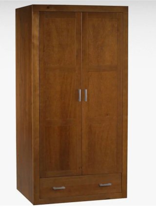 Armario de madera 2 puertas y cajón