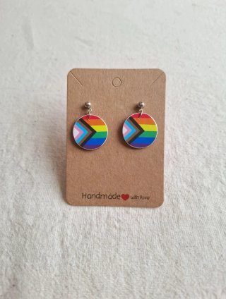 Pendientes Aro Bandera Orgullo LGTBIQ+