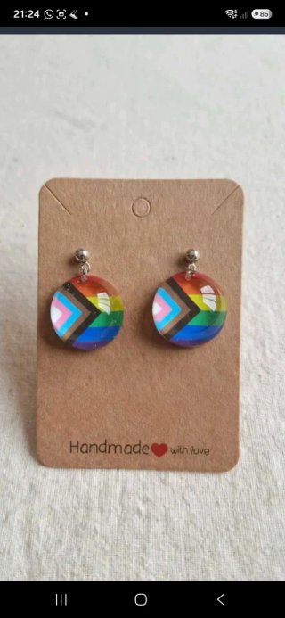 Pendientes Aro Bandera Orgullo LGTBIQ+