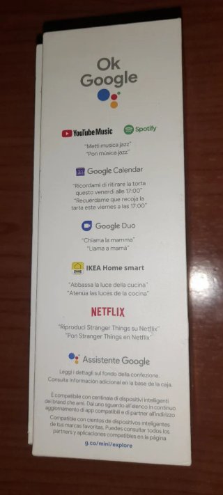 Google Nest Mini 2ª Gen Blanco+chromecast