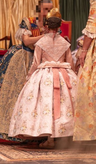 Traje Fallera Niña Rosa 6 años