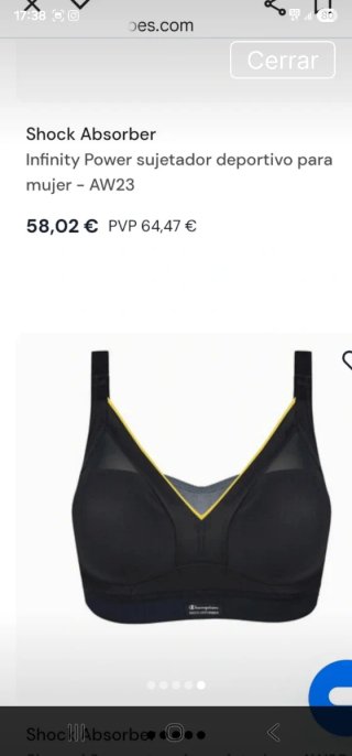 Sujetador deportivo Shock Absorber 85B